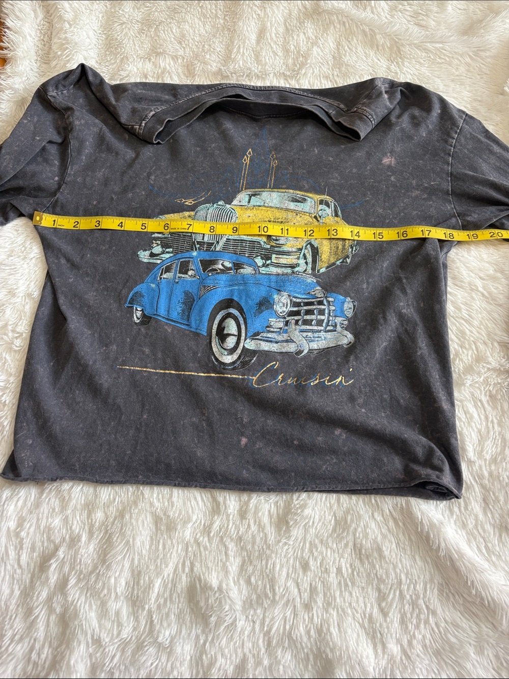 Ladies cropped long sleeve t shirt - Picture 7 of 10